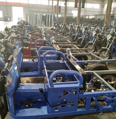 Vouwend Volwassene 3 rijd 1.4m*1.0m Elektrische Ladingsdriewieler