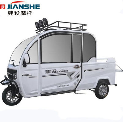 الركاب البالغين المغلقة 650W Tuk Tuk Cargo
