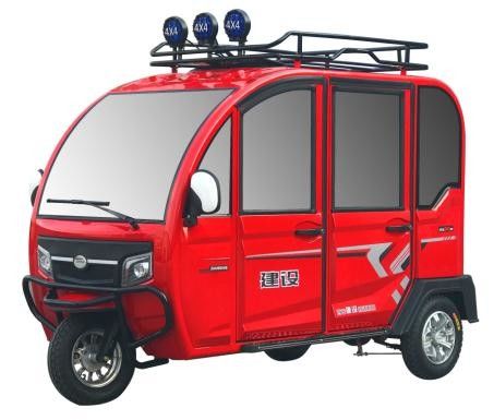 Omgekeerde Motorfietsen 24.5X11X17m Elektrische Passagiersdriewieler