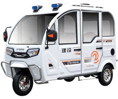 De autodriewieler van de Riksja480kg 60v 45Ah Cabine