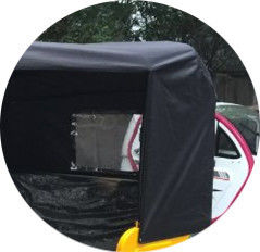 Riquexó 1KW auto Tuk Tuk elétrico dos assentos do passageiro 5