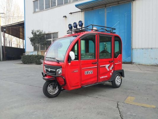 De zonne Elektrische Driewieler van de de Passagiers40km/h Cabine van 60V 800W