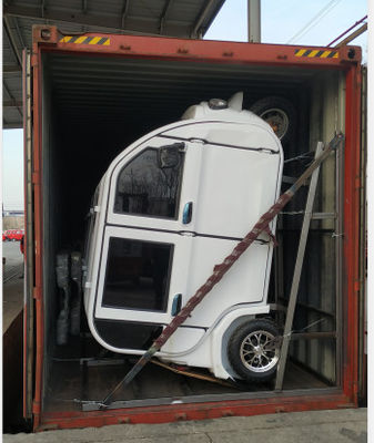 Vehículo eléctrico accionado solar del policía motorizado de tres 60V 0.38t