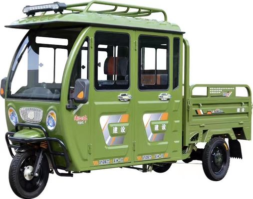 Gesloten Cabine 330kg de Elektrische Driewieler van de 800 Wattslading