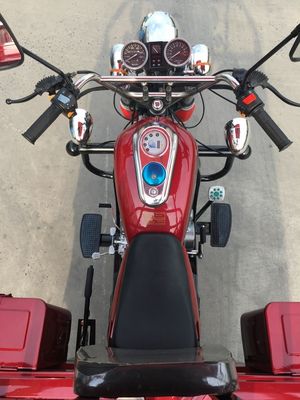 Riksja 1.8m*1.2m de Driewieler van de het Wielbenzine van 175cc 3