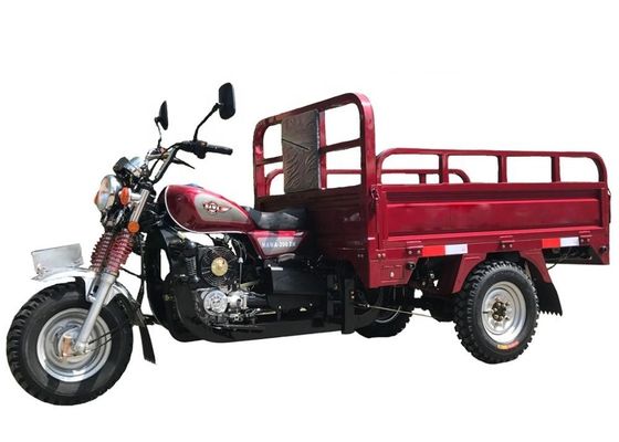 De gemotoriseerde Driewieler van de Benzine Open 1500KG 200CC Lading