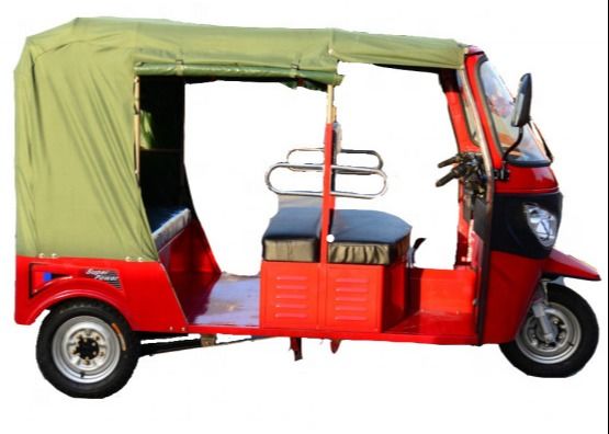 4 slag Auto200cc 0,45 Ton Motorized Passenger Tricycle