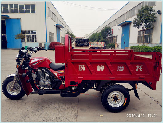 Hidrolik Boşaltma Ağır Yük Kargo Petrol Üç Tekerlekli Bisiklet 150CC 175CC 200CC