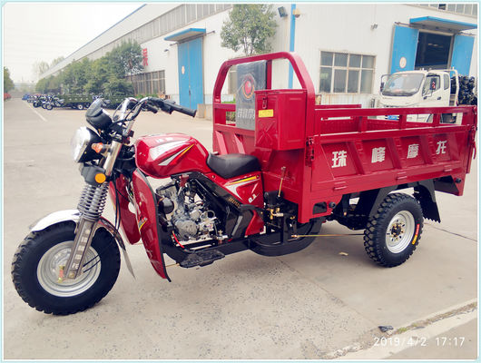 Hidrolik Boşaltma Ağır Yük Kargo Petrol Üç Tekerlekli Bisiklet 150CC 175CC 200CC